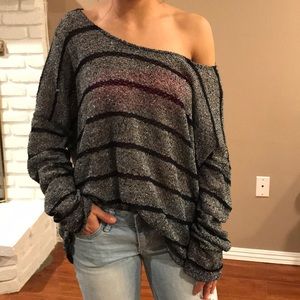 Oversized knit sweater